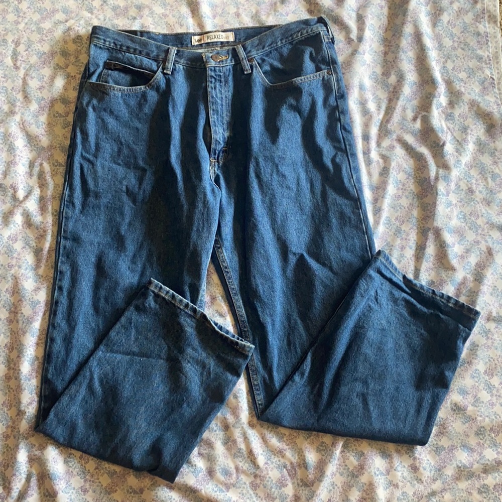 Lee Men’s Blue Relaxed Fit Jeans